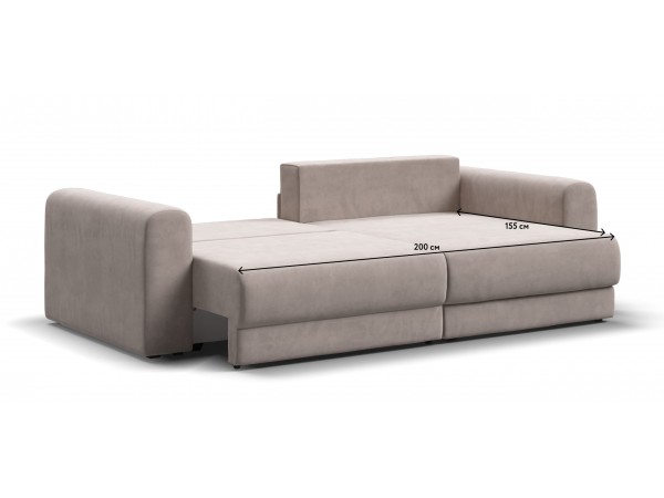 Модульный угловой диван РИЧМОНД MODOOL Велюр Monolit латте