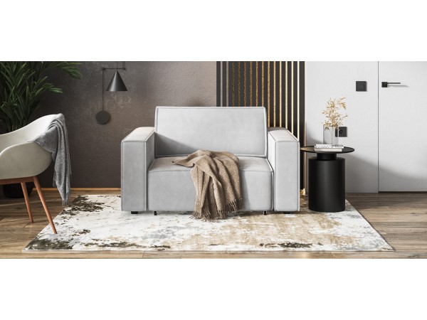 Кресло BOSS SOFT MODOOL велюр Monolit сталь