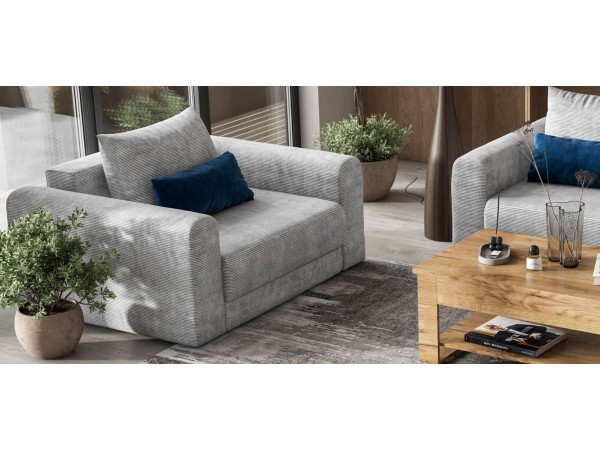 Кресло РИЧМОНД MODOOL Вельвет CORD серый