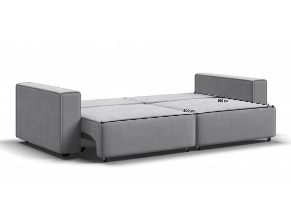 Диван BOSS SOFT MODOOL велюр Monolit сталь