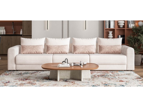 Модульный диван РИЧМОНД MODOOL MAX Вельвет CORD бежевый