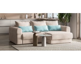 Модульный угловой диван Ричмонд Модуль Велюр Монолит латте