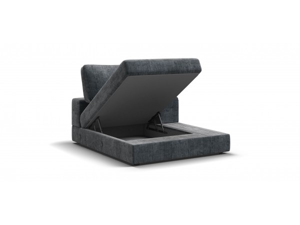 Босс Модуль оттоманка правая Шенилл Глосс карбон