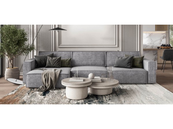 Угловой диван Босс Софт Модуль Макс Велюр Роял агат