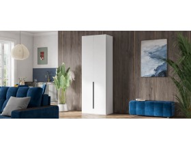 Босс Стандарт 80*236 шкаф распашной 2Д+ящики Белый