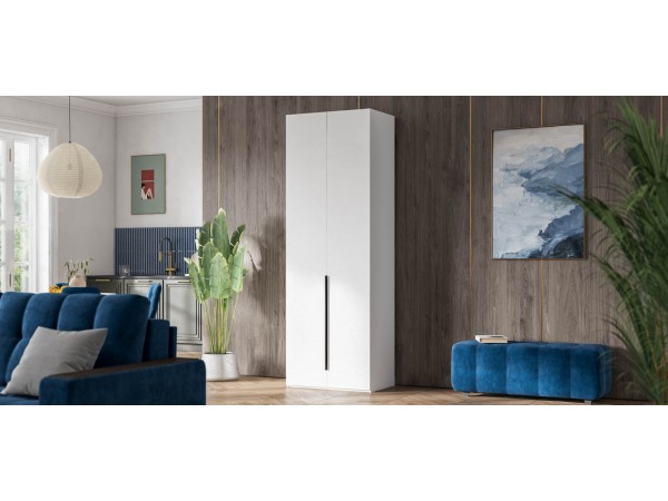 Босс Стандарт 80*236 шкаф распашной 2Д+ящики Белый