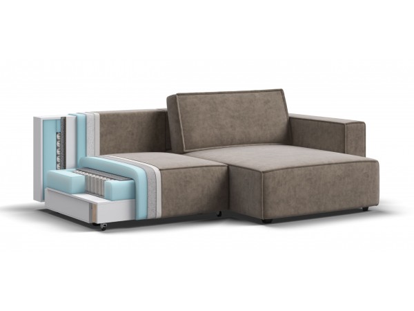 Угловой диван Босс Софт Модуль Велюр Роял тауп