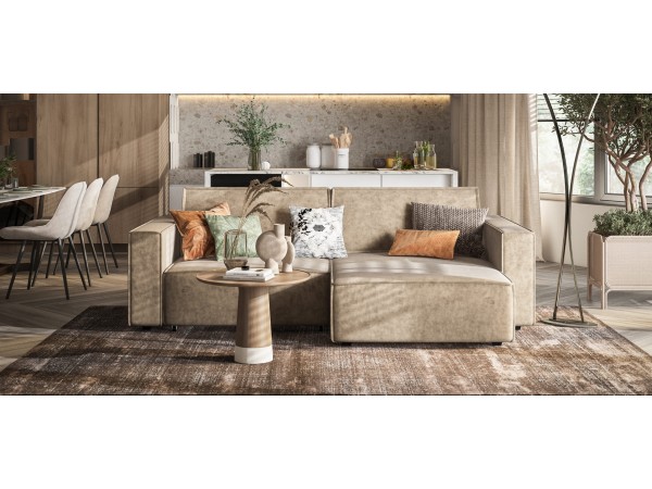 Угловой диван Босс Софт Модуль Велюр Роял тауп