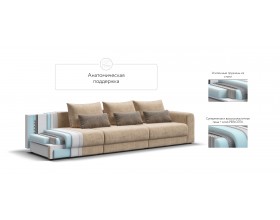 Модульный диван Ричмонд Модуль MAX Велюр Роял шампань