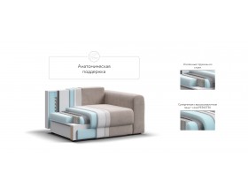 Кресло Ричмонд Модуль Велюр Монолит латте