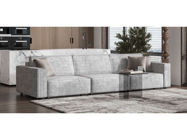 Диван BOSS SOFT MODOOL MAX Вельвет CORD серый