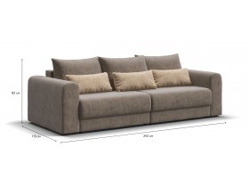 Модульный диван РИЧМОНД MODOOL Велюр Роял тауп