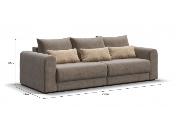 Модульный диван РИЧМОНД MODOOL Велюр Роял тауп