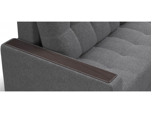 Диван Босс Маркет Рогожка Мальмо серый