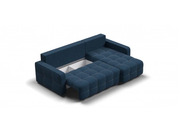 Угловой диван Уют Рогожка Мальмо синий