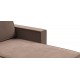 Угловой диван Лофт велюр Монолит мокко