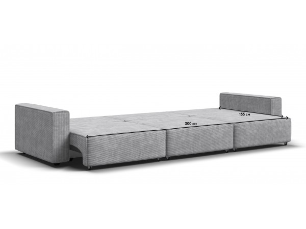 Диван BOSS SOFT MODOOL MAX Вельвет CORD серый