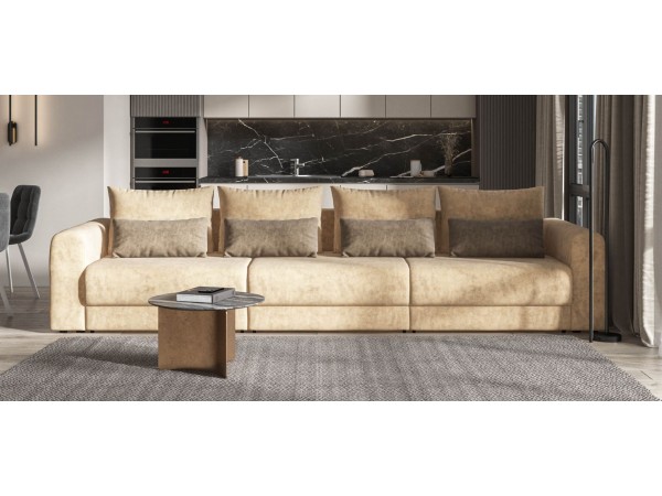 Модульный диван РИЧМОНД MODOOL MAX Велюр Роял шампань