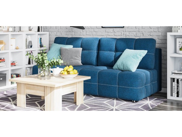Диван Уют мини Рогожка Мальмо синий