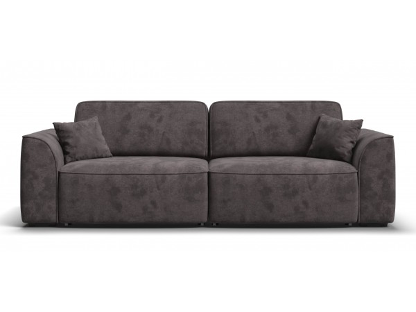 Диван Элит велюр Алькантара серый