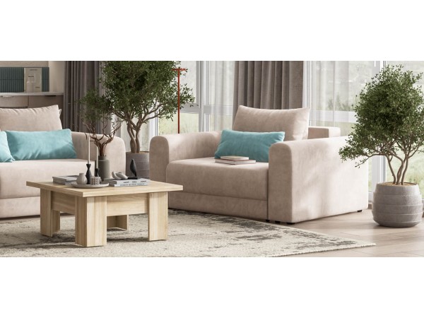 Кресло РИЧМОНД MODOOL Велюр Monolit латте