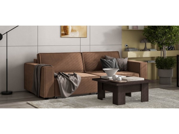 Диван Лофт велюр Монолит мокко