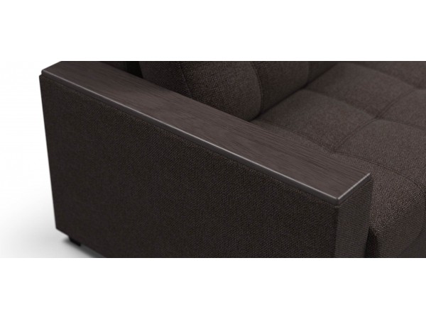 Диван Атланта НПБ 90 Рогожка Мальмо шоколад