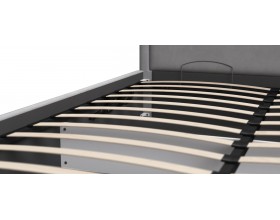 МП Фрея Кровать+ПМ 160*200 велюр Монолит сталь