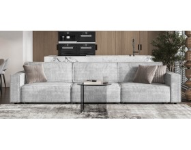 Диван Босс Софт Модуль MAX Вельвет Корд серый