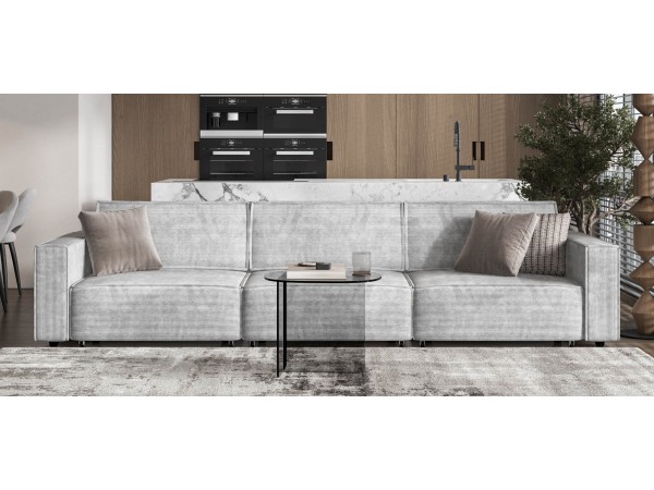 Диван BOSS SOFT MODOOL MAX Вельвет CORD серый