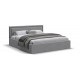 МП Фрея Кровать+ПМ 160*200 велюр Монолит сталь