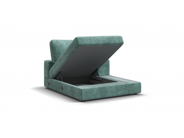 Босс Модуль оттоманка правая Шенилл Глосс минт