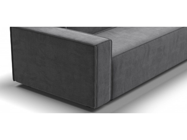 Диван Лофт велюр Монолит серый
