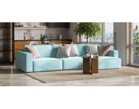 Угловой диван Босс Софт Модуль MAX велюр Монолит аква