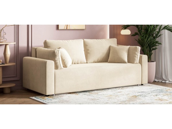 Диван Софт велюр Монолит латте