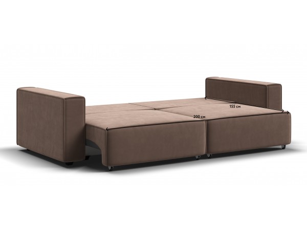 Диван BOSS SOFT MODOOL велюр Monolit мокко