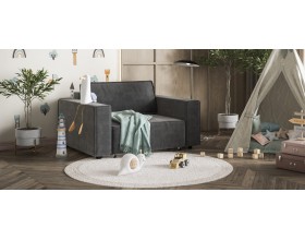 Кресло Босс Софт Модуль велюр Монолит серый