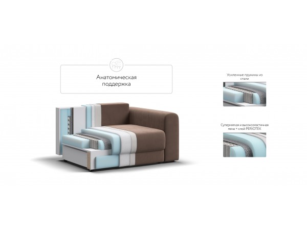 Кресло РИЧМОНД MODOOL Велюр Monolit мокко