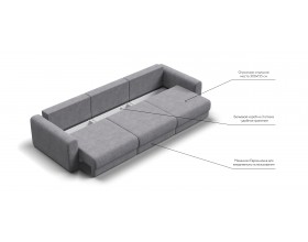 Модульный диван Ричмонд Модуль MAX Велюр Роял агат