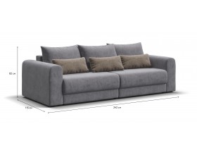 Модульный диван РИЧМОНД MODOOL Велюр Роял агат