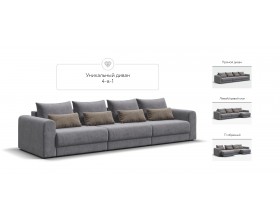 Модульный диван Ричмонд Модуль MAX Велюр Роял агат