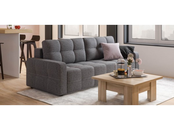 Диван Уют Рогожка Мальмо серый