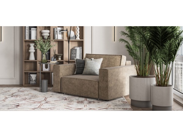 Кресло BOSS SOFT MODOOL Велюр Роял тауп