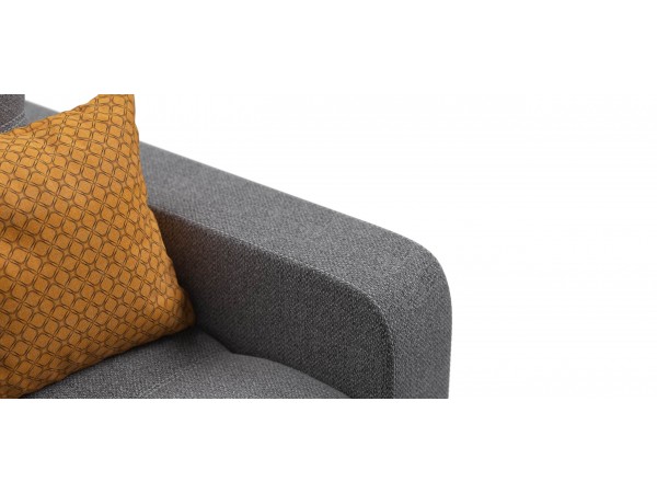 Диван Уют Рогожка Мальмо серый