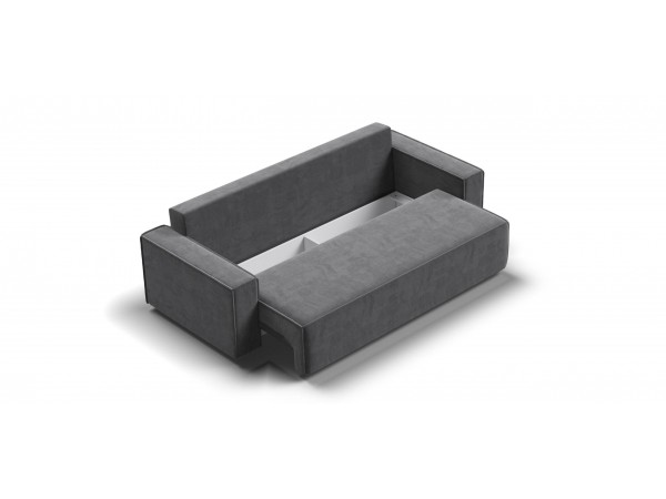 Диван Лофт велюр Монолит серый