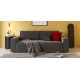 Диван Лофт велюр Монолит серый