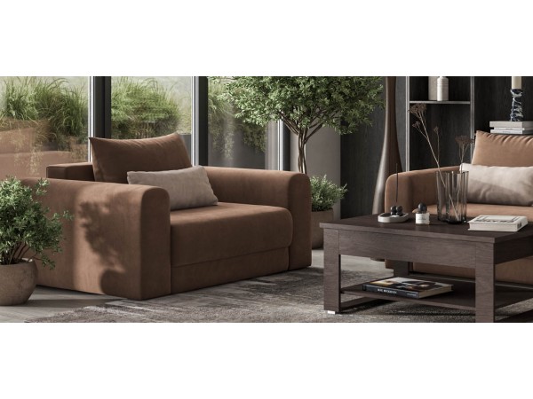 Кресло РИЧМОНД MODOOL Велюр Monolit мокко