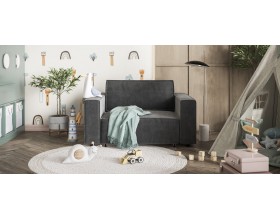 Кресло Босс Софт Модуль велюр Монолит серый