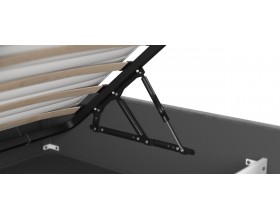 МП Белла Кровать+ПМ 160*200 велюр Монолит серый