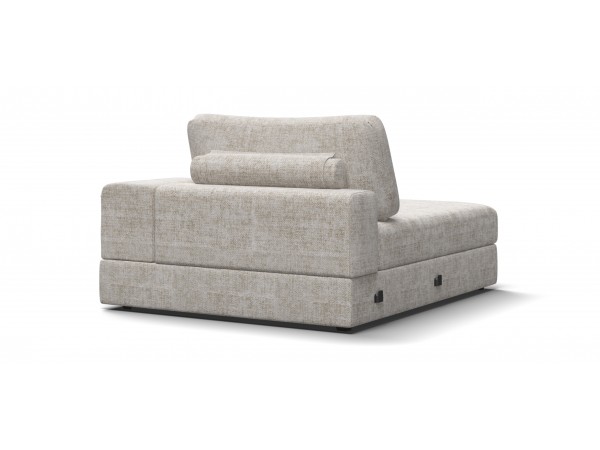 Босс Модуль оттоманка правая Шенилл Смарт кварц